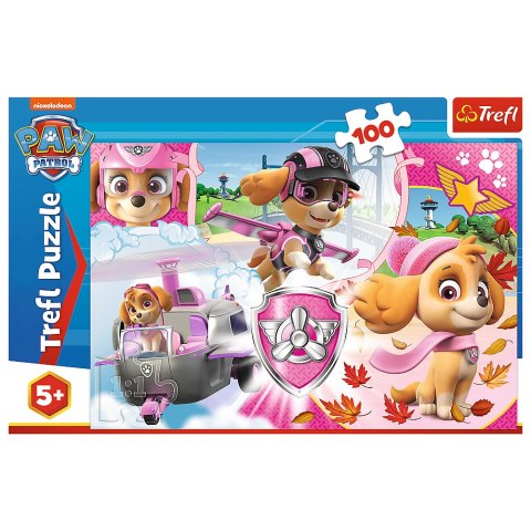Puzzle - 100 - Skye w akcji - Viacom Paw Patrol Trefl 16368