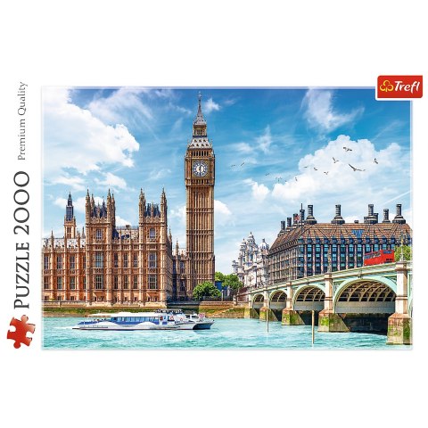 Puzzle 2000 - Big Ben, Londyn, Anglia Trefl 27120