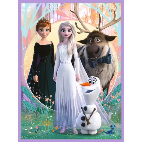 Puzzle - 2w1+memos - Księżniczki w swojej krainie - Disney Frozen 2 trefl 93335