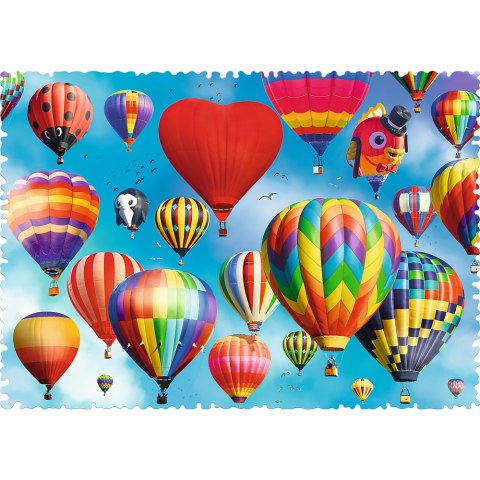 Puzzle - 600 Crazy Shapes - Kolorowe balony 11112