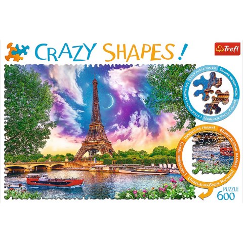Puzzle - 600 Crazy Shapes - Niebo nad Paryżem 11115