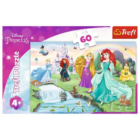 Puzzle - 60 - Poznaj Księżniczki - Disney Princess Trefl 17361