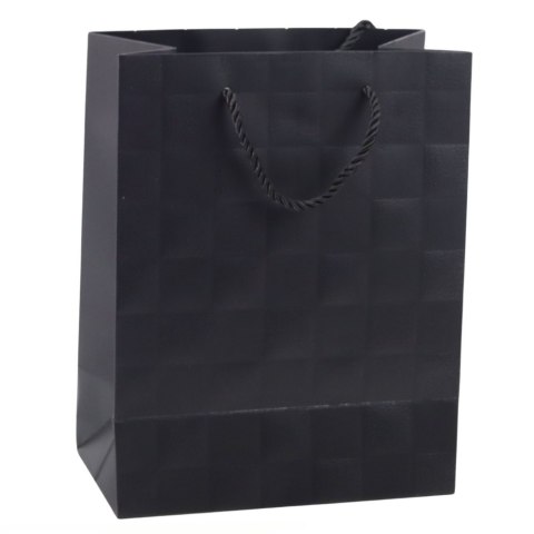 Torba Prezentowa Elegancka Tłoczone Kwadraty 23 x 18 x 10,5 cm Torba Prezentowa Elegancka Tłoczone Kwadraty 23 x 18 x 10,5 cm