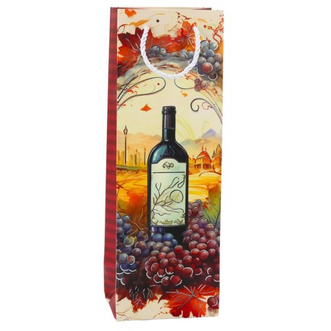 Torba Prezentowa Na Wino Butelkę Papierowa 35 x 12 x 9 cm Torba Prezentowa Na Wino Butelkę Papierowa 35 x 12 x 9 cm