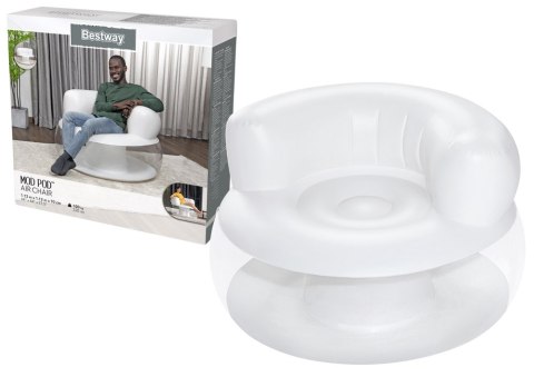 Dmuchany Fotel Biały Bestway 75138
