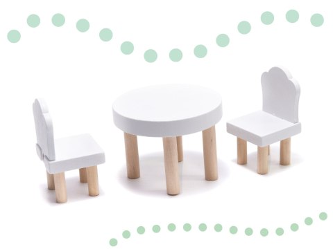 Duży Domek dla Lalek Drewniany XXL Boho LED 78cm LULILO FLORO + Mebelki Prezent dla Dziewczynki