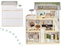 Duży Domek dla Lalek Drewniany XXL Boho LED 78cm LULILO FLORO + Mebelki Prezent dla Dziewczynki