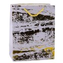 Torba Prezentowa Złote Zdobienia Elegancka 23 x 18 x10cm