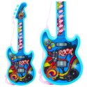 Gitara Elektryczna Dla Dzieci Melodie Gama Solmizacyjna Niebieski