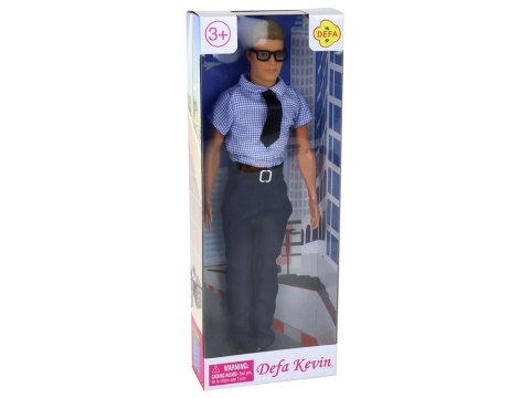 Lalka Dla Dzieci Mężczyzna Kevin Elegancki Strój Koszula Niebieska Lalka Dla Dzieci Mężczyzna Kevin Elegancki Strój Koszula Niebieska