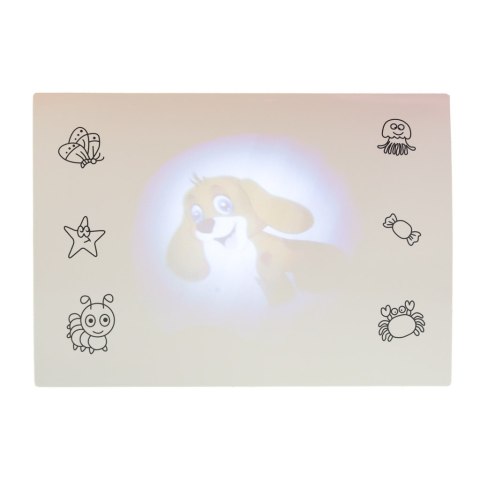 Projektor rzutnik stolik stół do rysowania żyrafa żółta