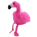Flaming Pluszowy Brelok Puszysty Ozdoba Różowy 12cm
