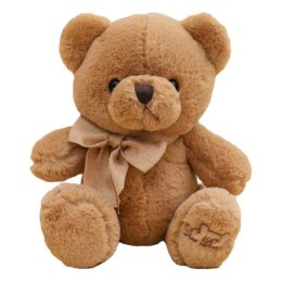 Pluszowa Maskotka Przytulanka Duży Miś Z Kokardką Brązowy 40cm