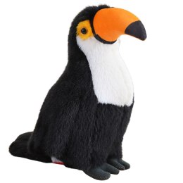Pluszowa Maskotka Przytulanka Ptak Tukan Czarno Biały 30cm