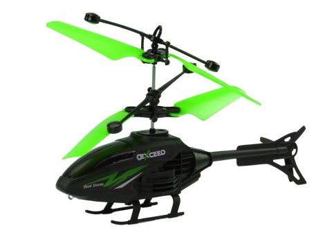 Helikopter Zdalnie Sterowany RC Żyroskop Zielony Helikopter Zdalnie Sterowany RC Żyroskop Zielony