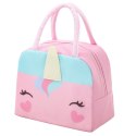 Torba Termiczna Izolacyjna Śniadaniowa Lunch Bag Jednorożec 23cm