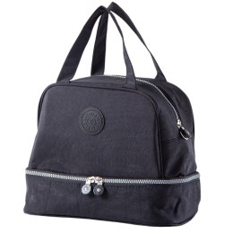 Torba Termiczna Izolacyjna Śniadaniowa Pas z Regulacją Czarna 27cm