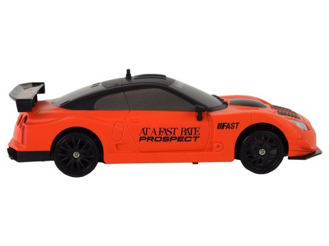 Autko Sportowe Zdalnie Sterowane R/C 1:24 Pomarańczowe Wymienne Koła Autko Sportowe Zdalnie Sterowane R/C 1:24 Pomarańczowe Wymienne Koła