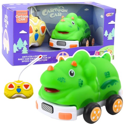 Autko Zdalnie Sterowne RC Dla Malucha Dinozaur Zielony Autko Zdalnie Sterowne RC Dla Malucha Dinozaur Zielony
