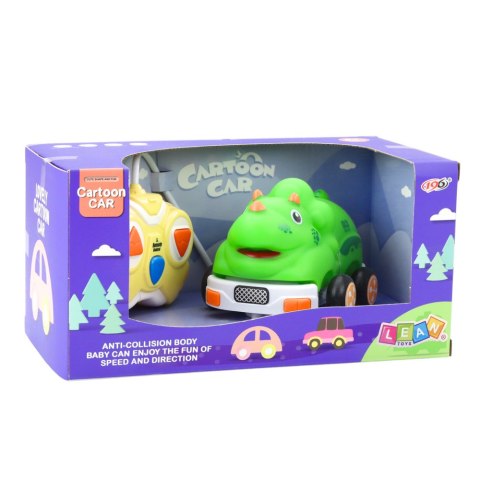 Autko Zdalnie Sterowne RC Dla Malucha Dinozaur Zielony Autko Zdalnie Sterowne RC Dla Malucha Dinozaur Zielony