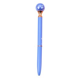 Długopis Z Dużą Perłą Obrotowy Mechanizm Niebieski Tusz 1.0mm Mix
