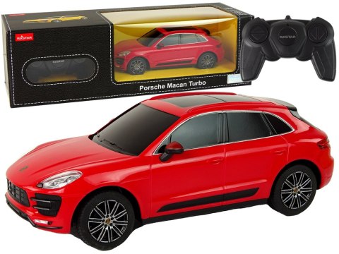 Auto R/C Porsche Macan Turbo 1:24 Rastar Czerwony Auto R/C Porsche Macan Turbo 1:24 Rastar Czerwony