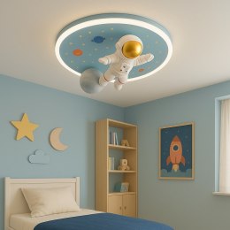 Lampa LED sufitowa plafon do pokoju dziecięcego ściemniana + pilot astronauta