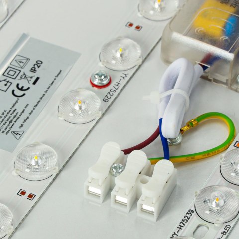 Lampa LED sufitowa plafon do pokoju dziecięcego ściemniana + pilot chmurka niebieska