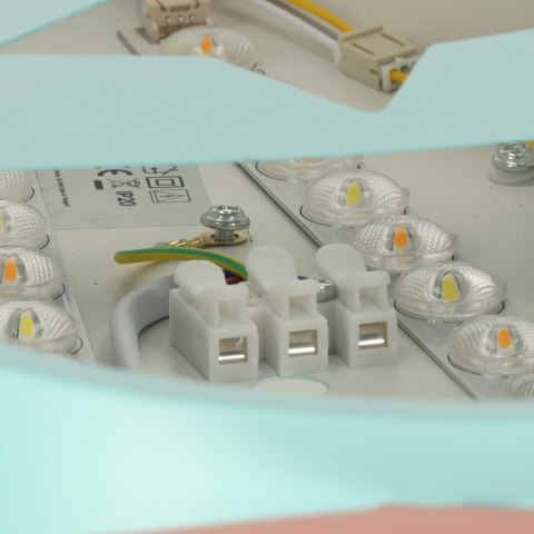 Lampa LED sufitowa plafon do pokoju dziecięcego ściemniana + pilot samolot