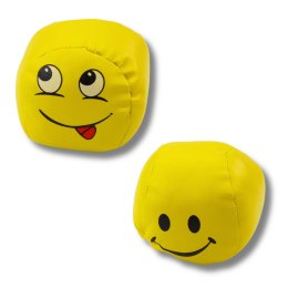 Miękkie Piłki Sportowe Emotki Żółte Zestaw 6szt 7cm