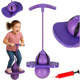 Skoczek dla dzieci pogo równowaga jumper fioletowy