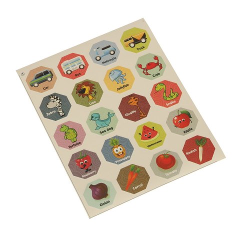 Klocki magnetyczne konstrukcyjne marble tor kulkowy świecący 49 elementów