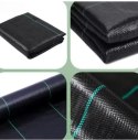 Agrotkanina czarna 1,1x50m UV 135g antychwastowa agrowłóknina + kotwy