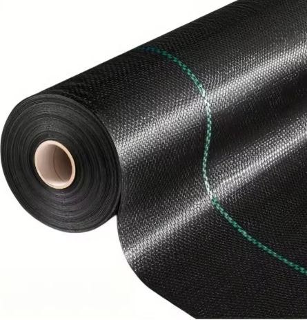 Agrotkanina czarna 1,1x50m UV 135g antychwastowa agrowłóknina + kotwy