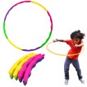 Hula Hop Z Wypustkami Składane Kolorowe 7El Średnica 50cm