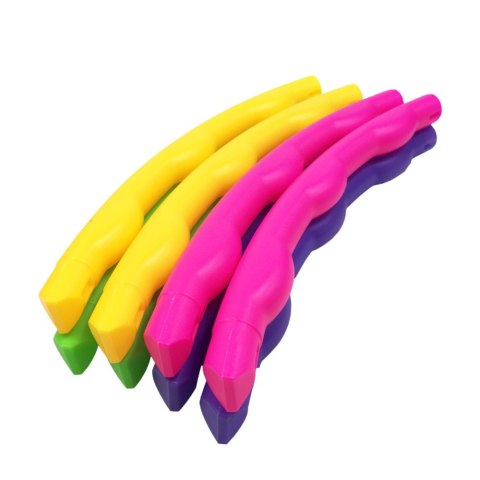 Hula Hop Z Wypustkami Składane Kolorowe 7El Średnica 50cm Hula Hop Z Wypustkami Składane Kolorowe 7El Średnica 50cm