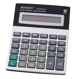 Kalkulator Biurowy Ronbon KK-8875-12 Duży Wyświetlacz 12-Cyfrowy
