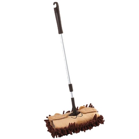 Mop Dla Dzieci Z Rączką Teleskopową Zwierzątko Brązowy Mop Dla Dzieci Z Rączką Teleskopową Zwierzątko Brązowy