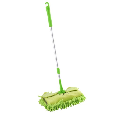 Mop Dla Dzieci Z Rączką Teleskopową Zwierzątko Zielony Mop Dla Dzieci Z Rączką Teleskopową Zwierzątko Zielony