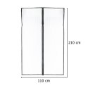 Moskitiera siatka magnetyczna LUARO na drzwi solidna mocny magnes 110x210cm