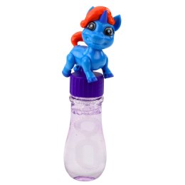 Bańki Mydlane Jednorożec Ruchoma Figurka Kolorowy 14cm Mix