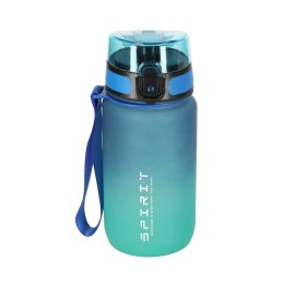 Butelka na wodę bidon z ustnikiem sportowy BPA FREE 600ml niebiesko-zielony