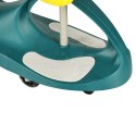 Jeździk grawitacyjny LED Swing Fix S3 świecące koła butelkowy żółty