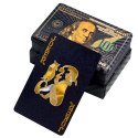 Karty Do Gry Towarzyskiej Eleganckie Banknot Dolar Czarne Talia 54 Karty