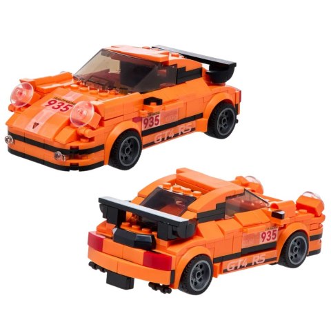 Klocki Konstrukcyjne Auto Robot 2w1 Pomarańczowy Napęd 354 el. Klocki Konstrukcyjne Auto Robot 2w1 Pomarańczowy Napęd 354 el.