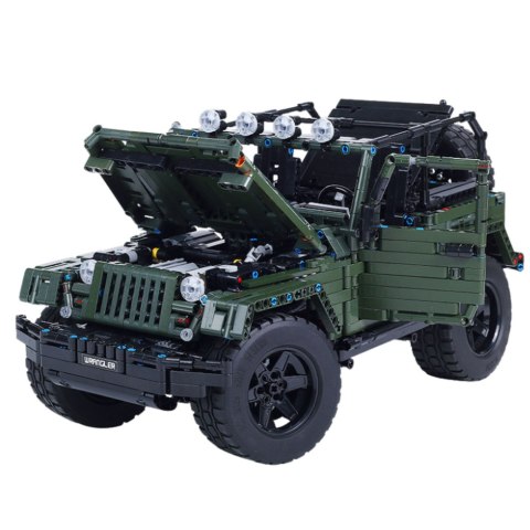 Klocki Konstrukcyjne Auto Terenowe Zielony Khaki 2078 el. Klocki Konstrukcyjne Auto Terenowe Zielony Khaki 2078 el.