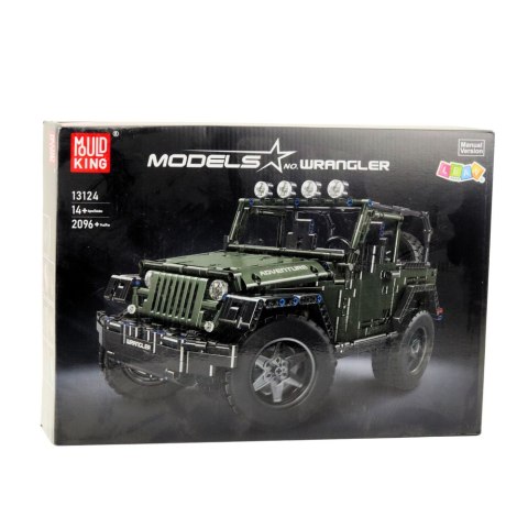 Klocki Konstrukcyjne Auto Terenowe Zielony Khaki 2078 el. Klocki Konstrukcyjne Auto Terenowe Zielony Khaki 2078 el.