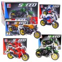 Klocki Konstrukcyjne Motor Motocykl Robot 2w1 217-222 el. Mix