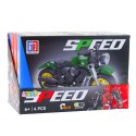 Klocki Konstrukcyjne Motor Motocykl Robot 2w1 217-222 el. Mix