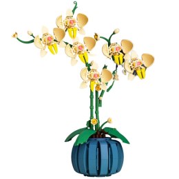 Klocki Konstrukcyjne Orchidea Storczyk W Doniczce Żółta 766 el.